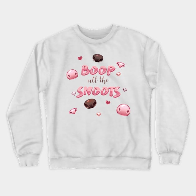 Boop All The Snoots! Crewneck Sweatshirt by supermara